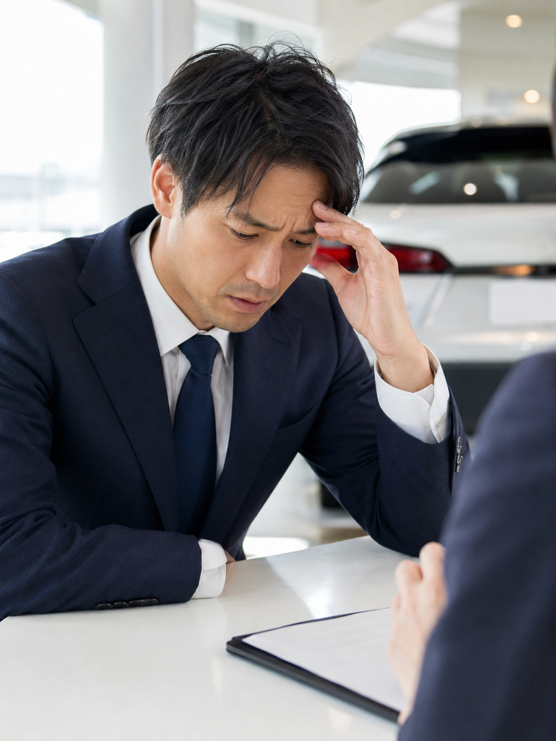 困っている営業マン