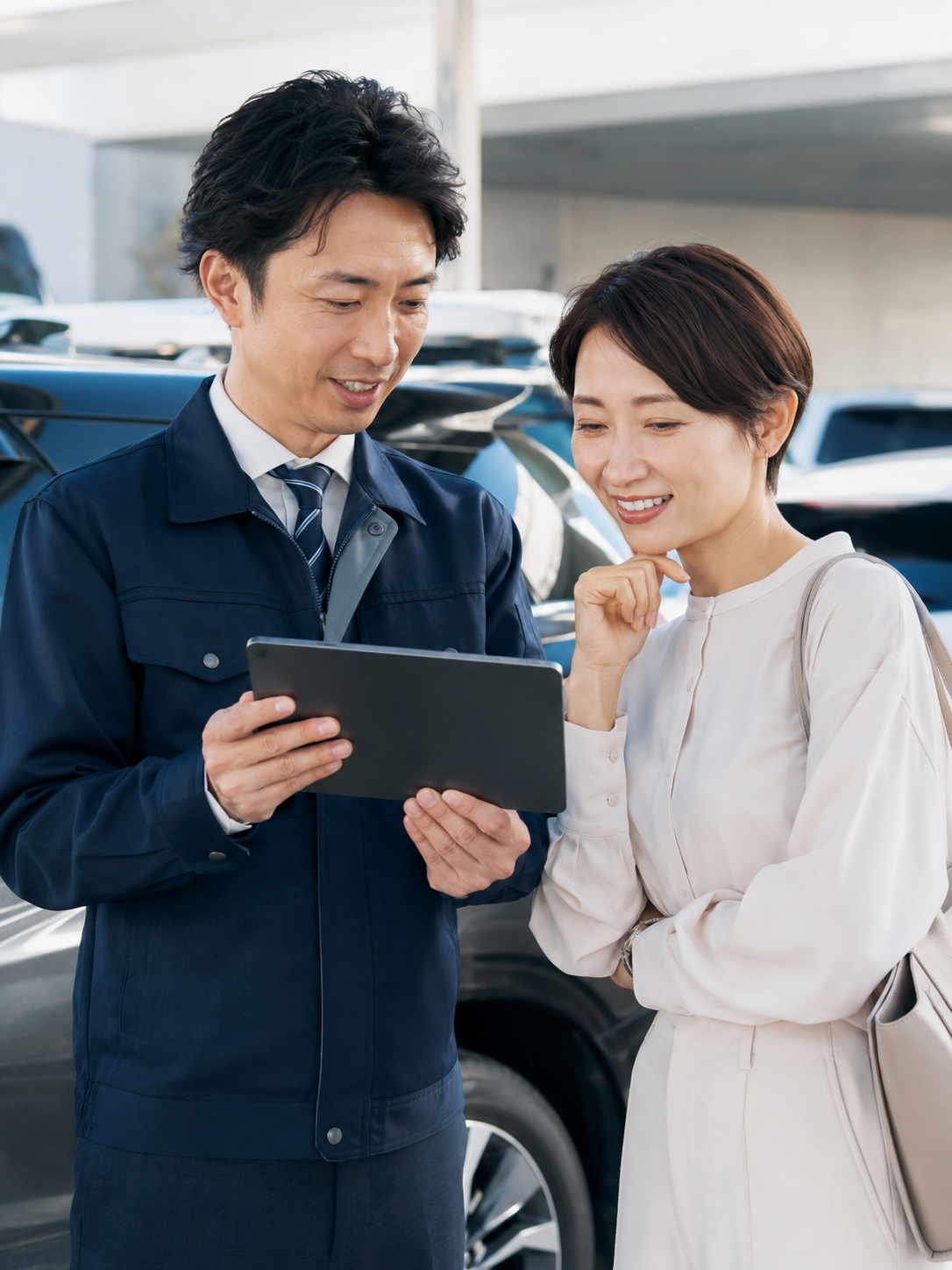 買取担当がお客様に対応